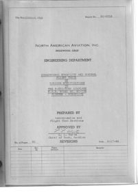 Document (item) - CAC History P-51D-5-NA Stability and flight tests of mods