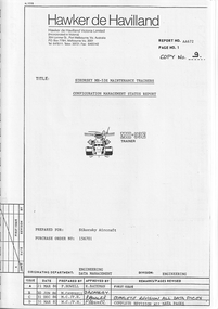 Document (item) - CAC History Sikorsky MH-53E configuration management status report