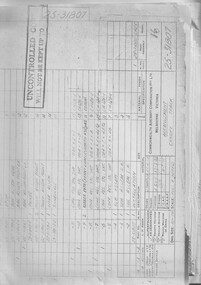 Document (item) - CAC History Winjeel drawing 25-31807 Arrangement canopy track