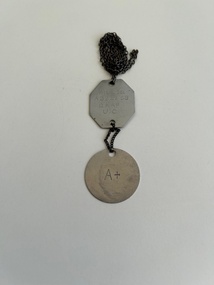 Accessory (item) - Identity Tags Worn By P.Miller A322259 RAAF U.C