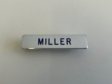Accessory (item) - Name Tag "MILLER" RAAF A322258