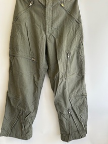 Uniform (item) - RAAF Trousers Olive Drab Owned By Geoff Woods