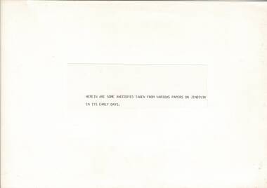 Pamphlet (item) - GAF Collection - Jindivik / Pika anecdotes, Ian Flemming, John Miles, Sweden and US demonstrations, GAF Collection - Jindivik / Pika anecdotes, cartoons and published articles