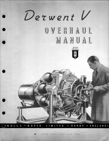 Manual - (SP) Rolls Royce Derwent engine Overhaul Manual T.S.D. Publication 195