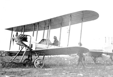 Photograph (item) - Royal Aircraft Factory BE2a at Point Cook 1915