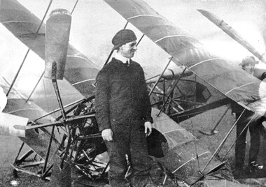 Photograph (item) - Thomas Sopwith crashed his Brown Paper Triplane