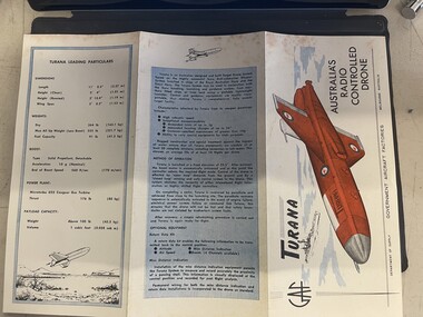 Pamphlet (Item) - GAF Turana naval target aircraft, GAF Turana - Australia's Radio Controlled Drone