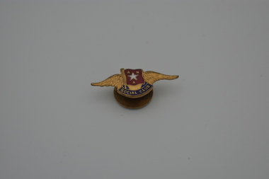 Badge (item) - Australian National Airways (ANA) Social Club Enamel Lapel Pin