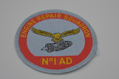 Badge (item) - RAAF No.1 Aircraft Depot (1AD) Engine Repair Squadron Embroidered Patch Unofficial