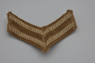 Badge (item) - RAAF Rank Chevron Khaki- Corporal
