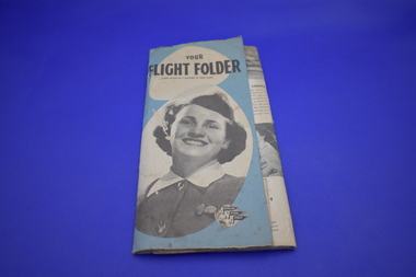 Pamphlet (item) - Australian National Airlines (ANA) " Your Flight Folder"