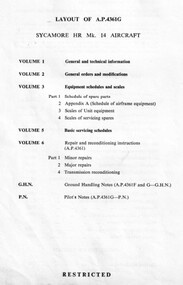 Manual - (SP) Sycamore HR Mk 14 Helicopter General Information Manual