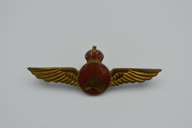 Badge - Badge - Pilot Wings From Ansett Airways, Belonging To Capt. J. Porter