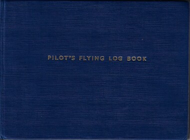 Book (item) - Pilot's Flying Log Book Issued To B.D.Frary