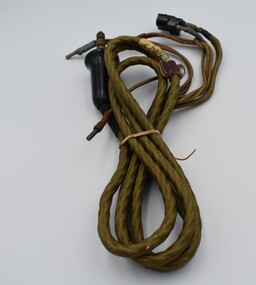 Equipment (item) - Flying Helmet Wiring Loom Owned By B.D.Frary