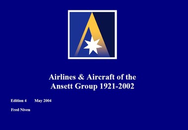 Document (item) - (SP) MAM CD - Ansett Group History 1921 - 2002