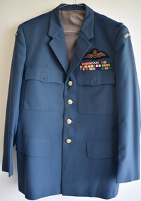 Uniform (item) - Royal Australian Air Force (RAAF) Officer's Service Dress Jacket H.V. Gavin 408185