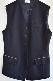 Uniform (item) - Ansett Airlines Women's Flight Attendant Waistcoat With Matching Blouse And Trousers