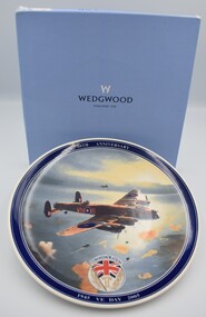 Souvenir (item) - Commemorative Plate 60th Anniversary VE Day 1945-2005 Lancaster