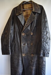 Clothing (item) - Military Leather Trench Coat Vintage WWI-WWII