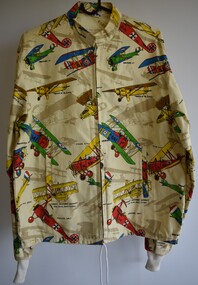 Clothing (item) - Flying Jacket With Prints Of Historical Aircraft