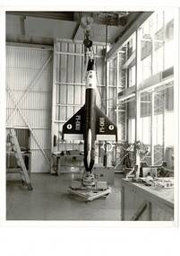 Document (item) - GAF Ikara - Collection of Photos - P1-001 in factory, take-off test, publicity shots (single copies), GAF Ikara - Collection of Photos