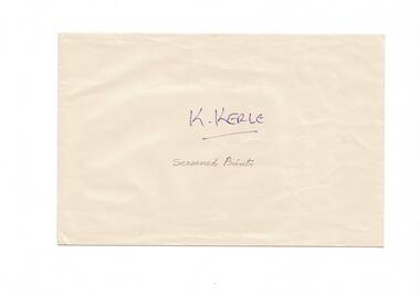 Photograph (item) - GAF Collection - Assorted Jindivik Photos  B & W (Envelope - K.Kerle 'screened prints') - Jervis Bay airfield, hanger, handling equipment and aircraft 'Graeme King', GAF Collection - Assorted Jindivik Photos  B & W (Envelope - K.Kerle)