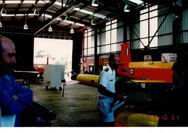 Photograph (item) - GAF - Jindivik N11-743 and Jervis Bay Hanger 1 Interiors - Photos in Colour - 31.10.1995, GAF - Jindivik N11-743 and Jervis Bay Hanger 1 Interiors