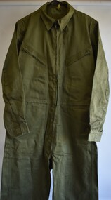 Clothing (item) - Royal Australian Air Force (RAAF) Flying Suit Olive Green Size 8.5/90R