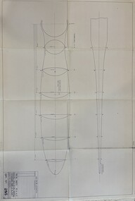 Drawing (item) - (SP) Drg No 285 RAAF Tech Dept - blueprint drawings - Tipping for Propeller, Circular Arc Aerofoils and Pendulum, Pitch & Track Tester (no stated associated aircraft given)