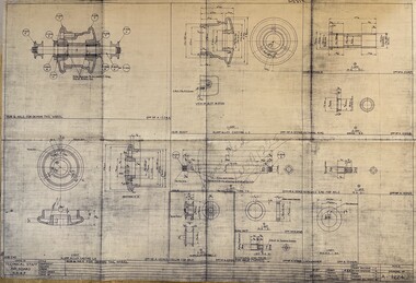 Drawing (item) - (SP) A1224 Demon Hub and Axle - Tail Wheel