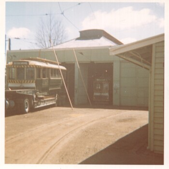 Ballarat 17 loaded on a truck for TMSV Bylands