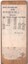 Tramway crew timetable adherred to a sheet of plywood.  Comprises a sheet of plywood.