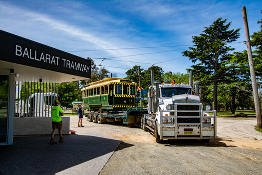 Moving 18 into the new museum