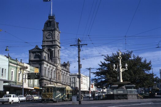 Set of 8 colour 35mm slides of Ballarat Trams May 1971