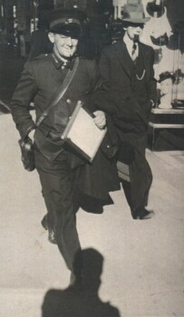                                                               .Photograph of Geelong Conductor Charles Cambridge.   