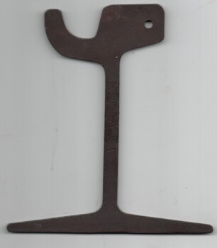 Rail Section - sample cut from a long section rail.