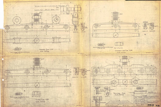 Drawing - Ears for Tramway Overhead Construction