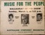 Poster - "Music for the People"