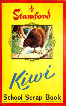 Cover of a scrap book prepared by Ellen Butland