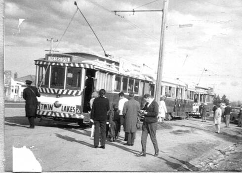 Nos. 27, 42, 11 at Sebastopol terminus.
