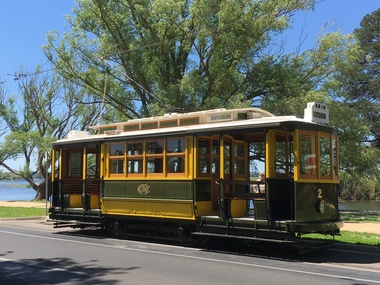 Geelong tram No.2 at St Aidans