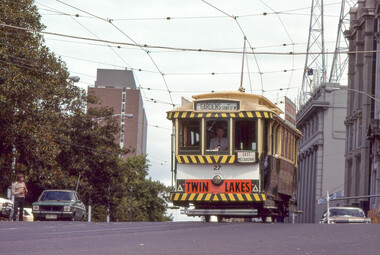 Digital Image of Museum tram 27 in Flinders St. 1982
