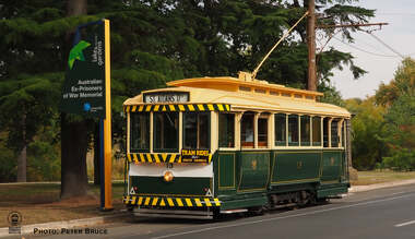Digital Image Ballarat tram 13 at Carlton St - 2-3-2022
