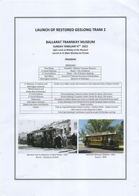 Launch of restored Geelong tram 2 - page 1
