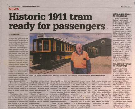 Historic 1911 tram ready for passengers - page 2