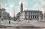 Postcard The Post Office & Burns Statue Sturt St Ballarat