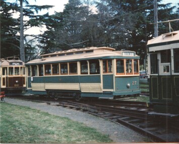 Colour print of Kodak paper - Ballarat - BTPS Depot - tram 27