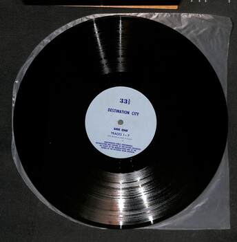 Vinyl Recording - Destination City - rear