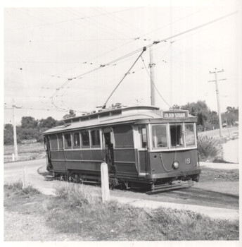 Bendigo 19 at North Bendigo terminus